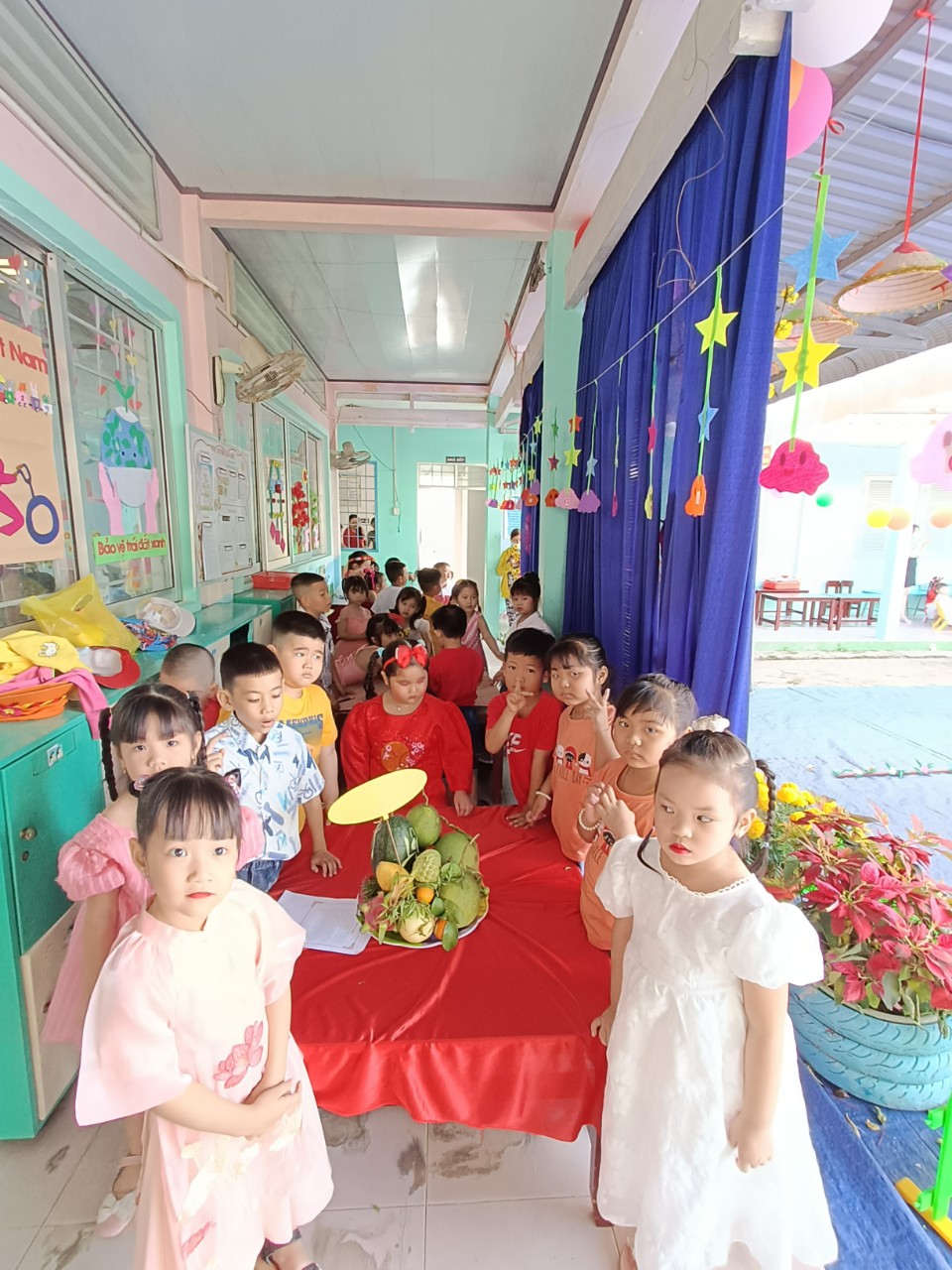 Hoạt động lễ hội mùa xuân của lớp Ghép năm học 2022 - 2023