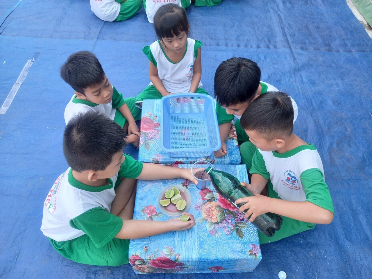 Hoạt động làm thí nghiệm của lớp Lá